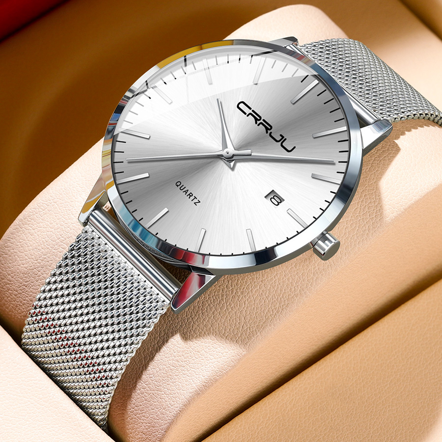 CRRJU New Fashion Mens Watches - Luxury Watch Low Price 리뷰 및 가격