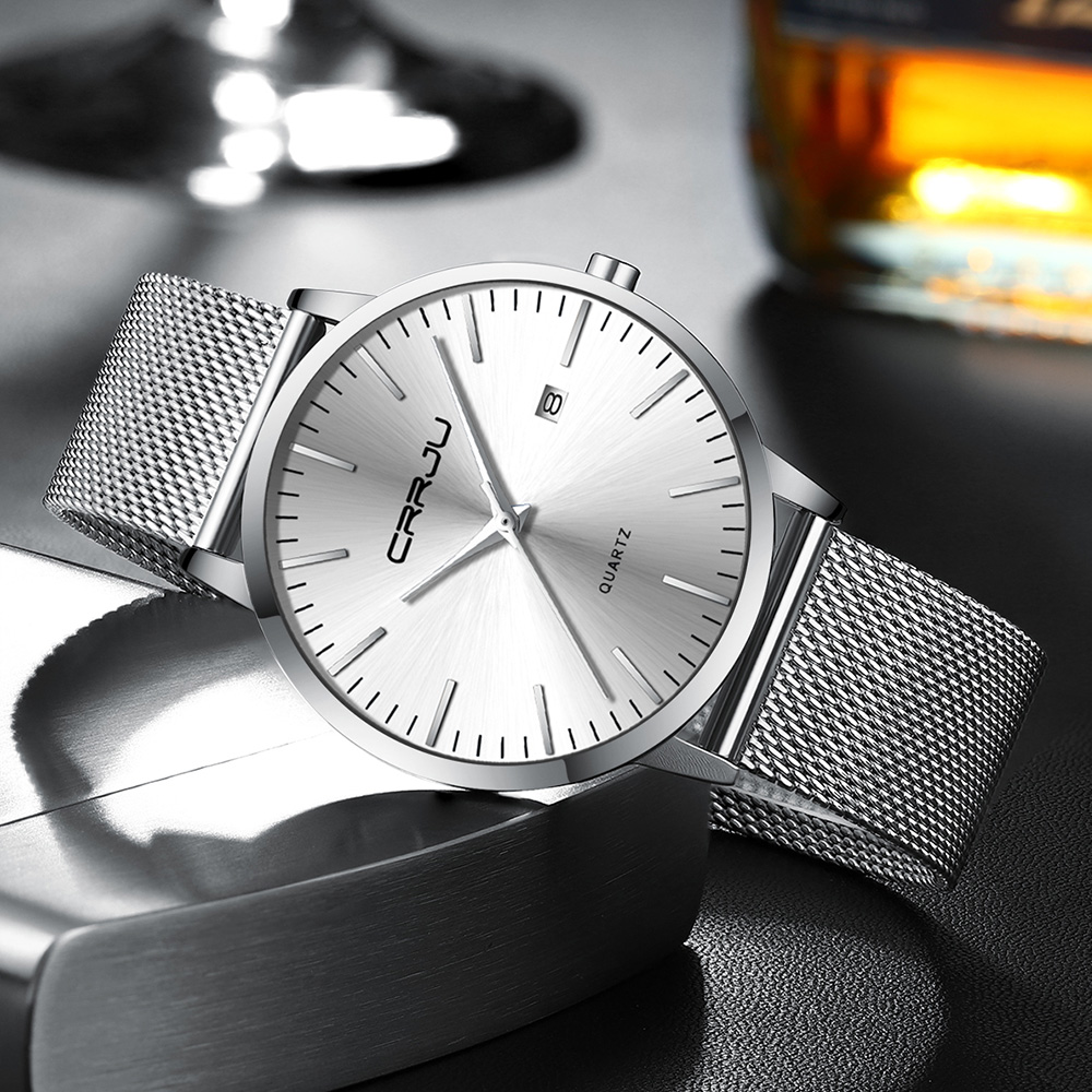 CRRJU New Fashion Mens Watches - Luxury Watch Low Price 리뷰 및 가격