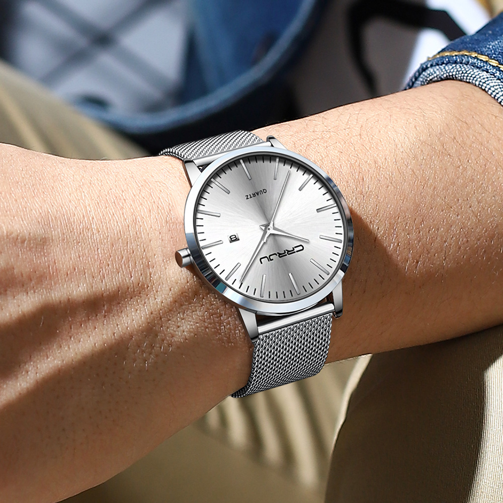 CRRJU New Fashion Mens Watches - Luxury Watch Low Price 리뷰 및 가격