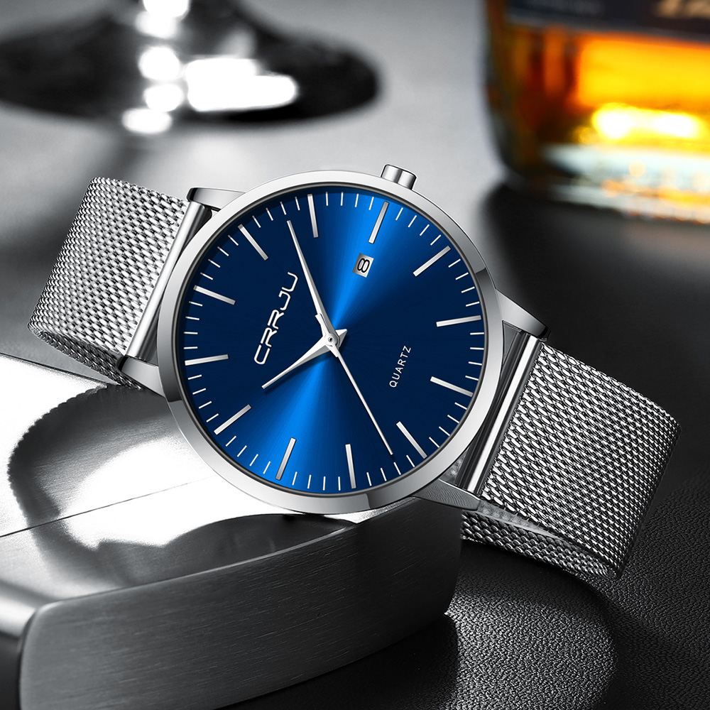 CRRJU New Fashion Mens Watches - Luxury Watch Low Price 리뷰 및 가격
