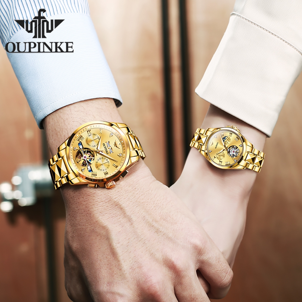 OUPINKE Tourbillon Couple Watc - Luxury Watch Time 리뷰 및 가격
