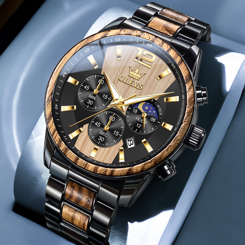 OLEVS Men's Watches Luxury Ori - Luxury Watch Engraving 리뷰 및 가격