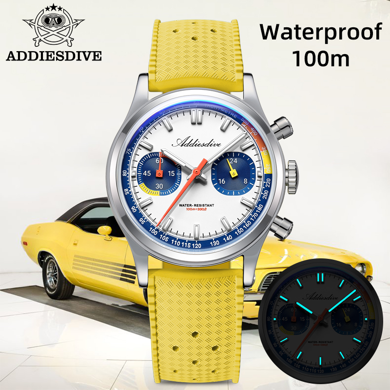 ADDIESDIVE Fashion Men's Quart - Luxury Watch With Rubber Strap 리뷰 및 가격