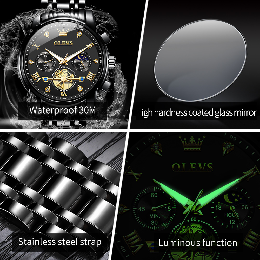 OLEVS Brand New Luxury Chronog - Luxury Watch Low Price 리뷰 및 가격