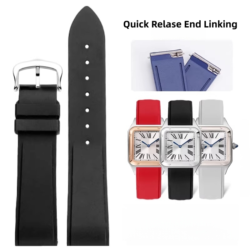 15.5mm 17.5mm FKM Watch Strap  - Luxury Watch Cartier 리뷰 및 가격