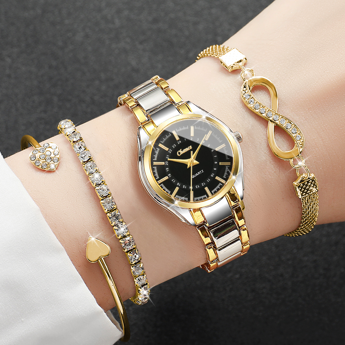 4PCS Elegant Women Watches Bra - Luxury Watch Display Case 리뷰 및 가격