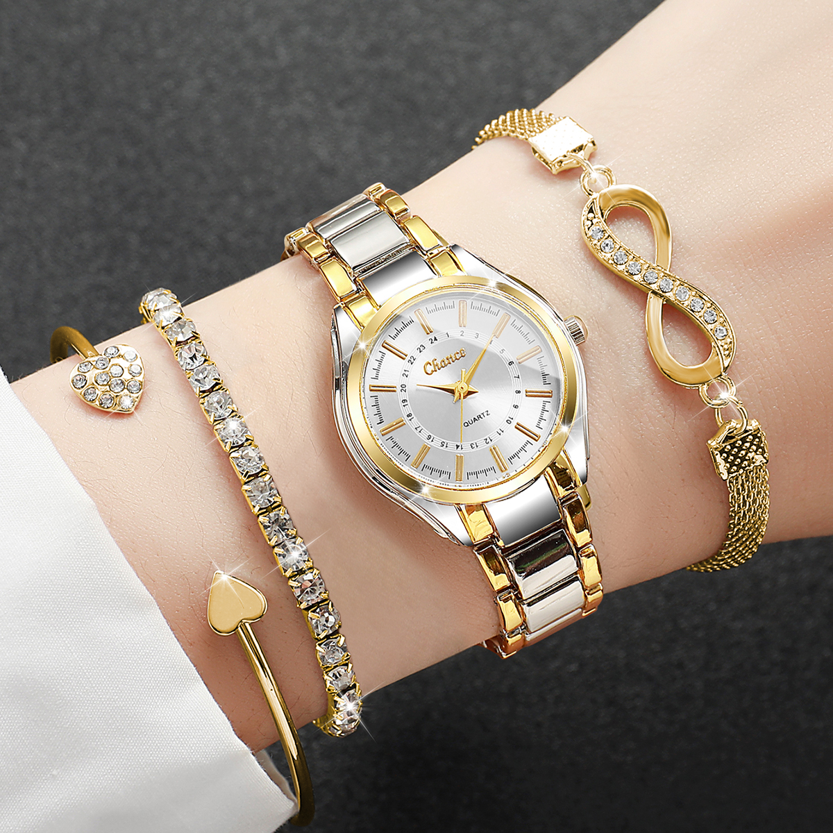 4PCS Elegant Women Watches Bra - Luxury Watch Display Case 리뷰 및 가격