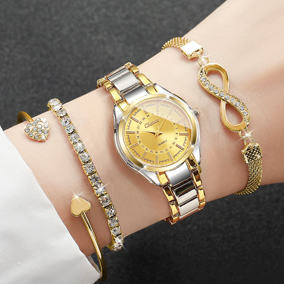 4PCS Elegant Women Watches Bra - Luxury Watch Display Case 리뷰 및 가격