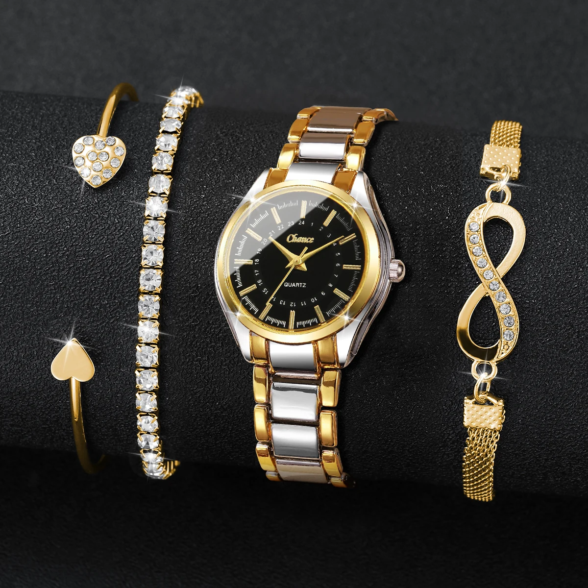 4PCS Elegant Women Watches Bra - Luxury Watch Display Case 리뷰 및 가격