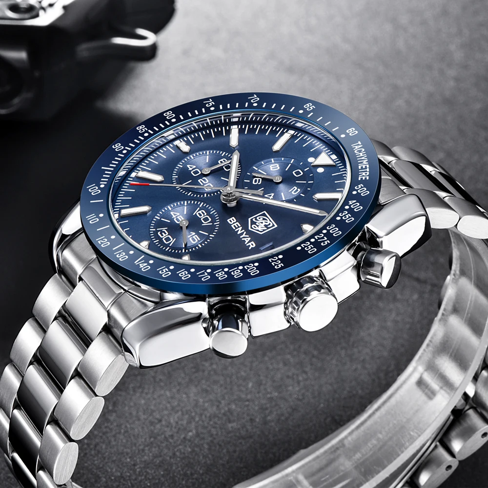 Men Watch BENYAR Top Brand Lux - Luxury Watch German 리뷰 및 가격
