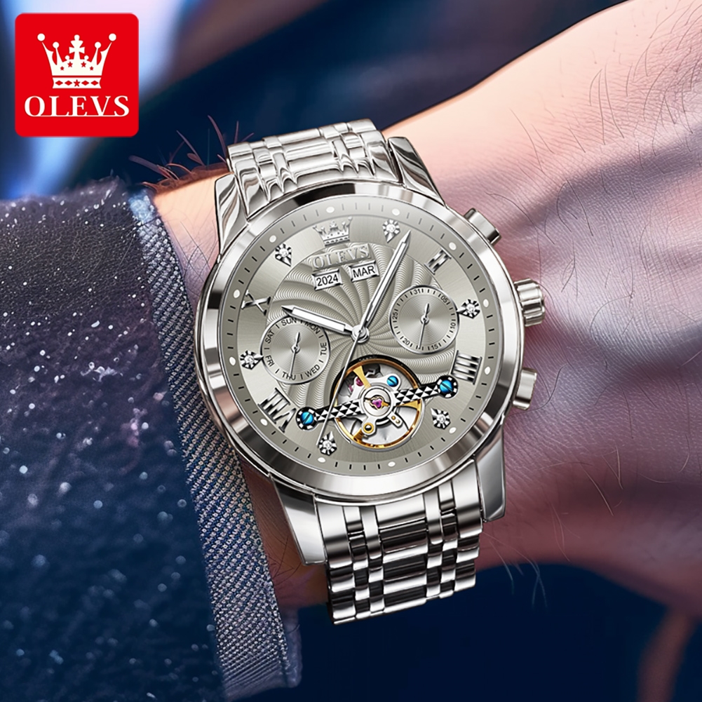 OLEVS 7088 Men Watch Luxury Br - Luxury Watch Hd 리뷰 및 가격