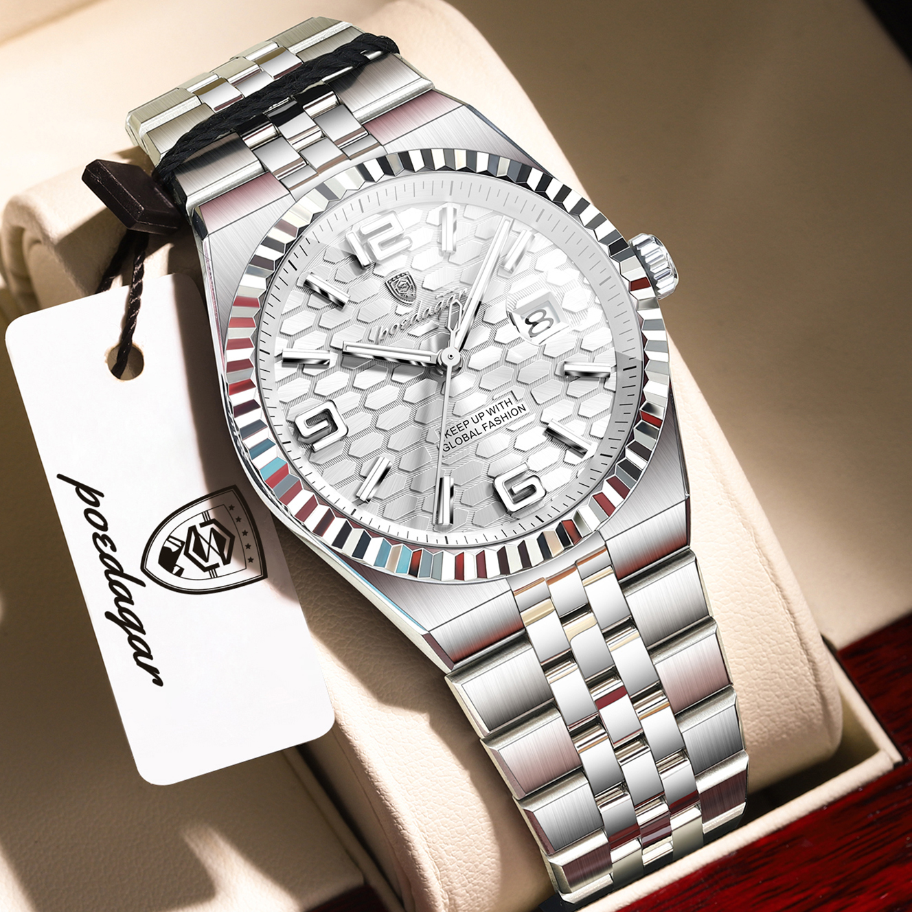 POEDAGAR Casual Top Men Clock  - Luxury Watch Price 리뷰 및 가격
