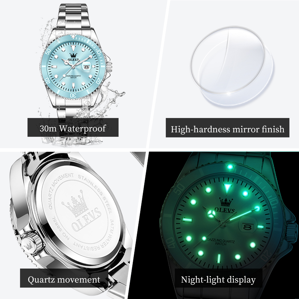 OLEVS Luxury Stainless Steel W - Luxury Watch Deals 리뷰 및 가격