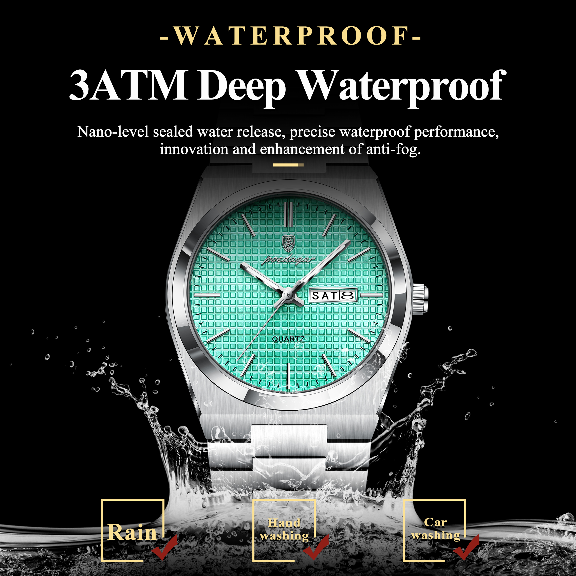 POEDAGAR Trendy Casual Man Wat - Luxury Watch Cartier 리뷰 및 가격
