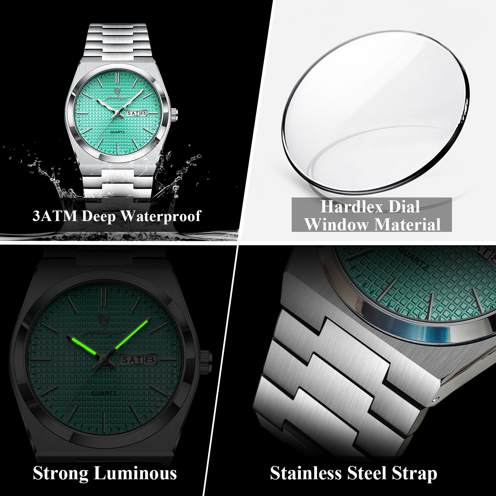 POEDAGAR Trendy Casual Man Wat - Luxury Watch Cartier 리뷰 및 가격