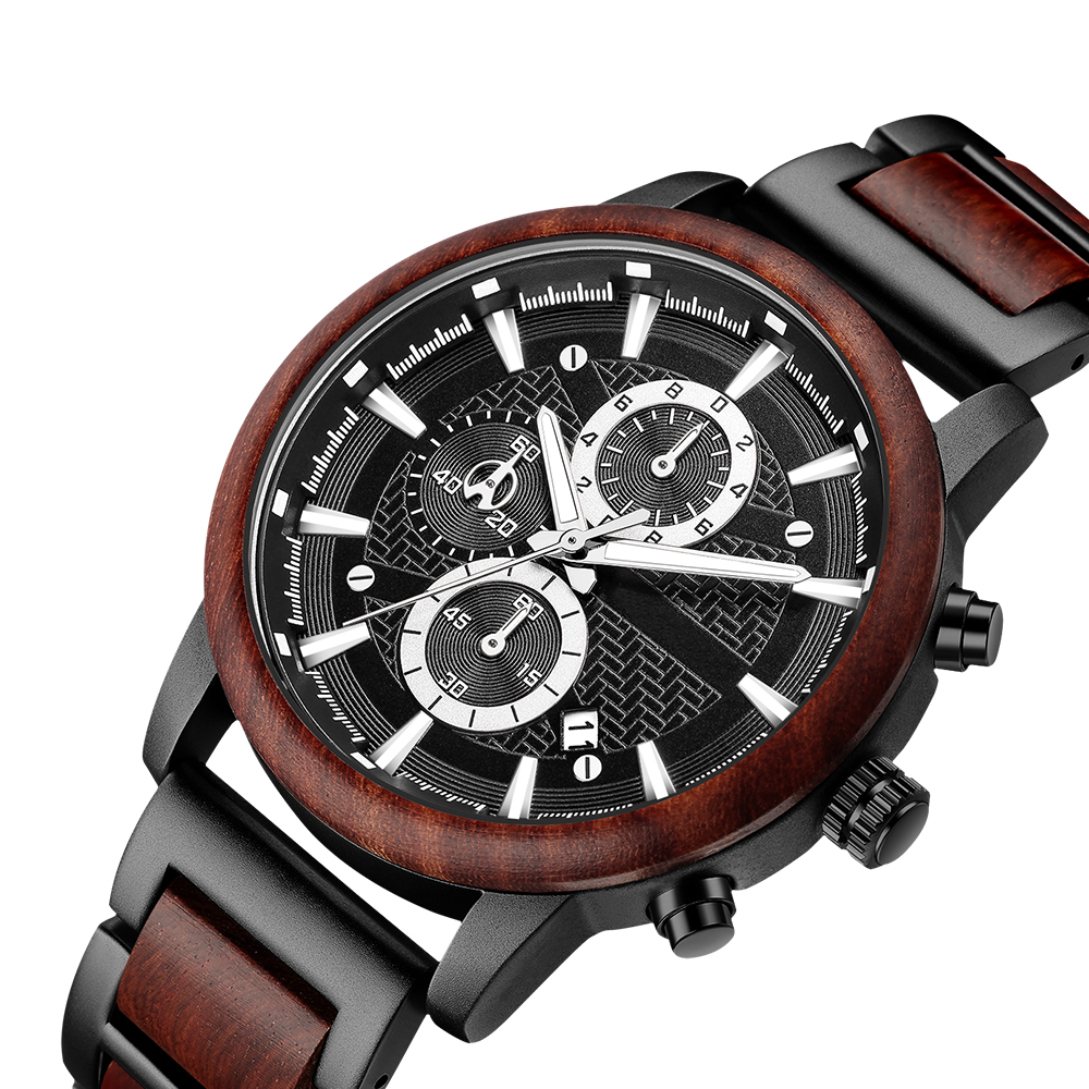 Alloy & Wood Combined Strap Wa - Luxury Watch Engraving 리뷰 및 가격