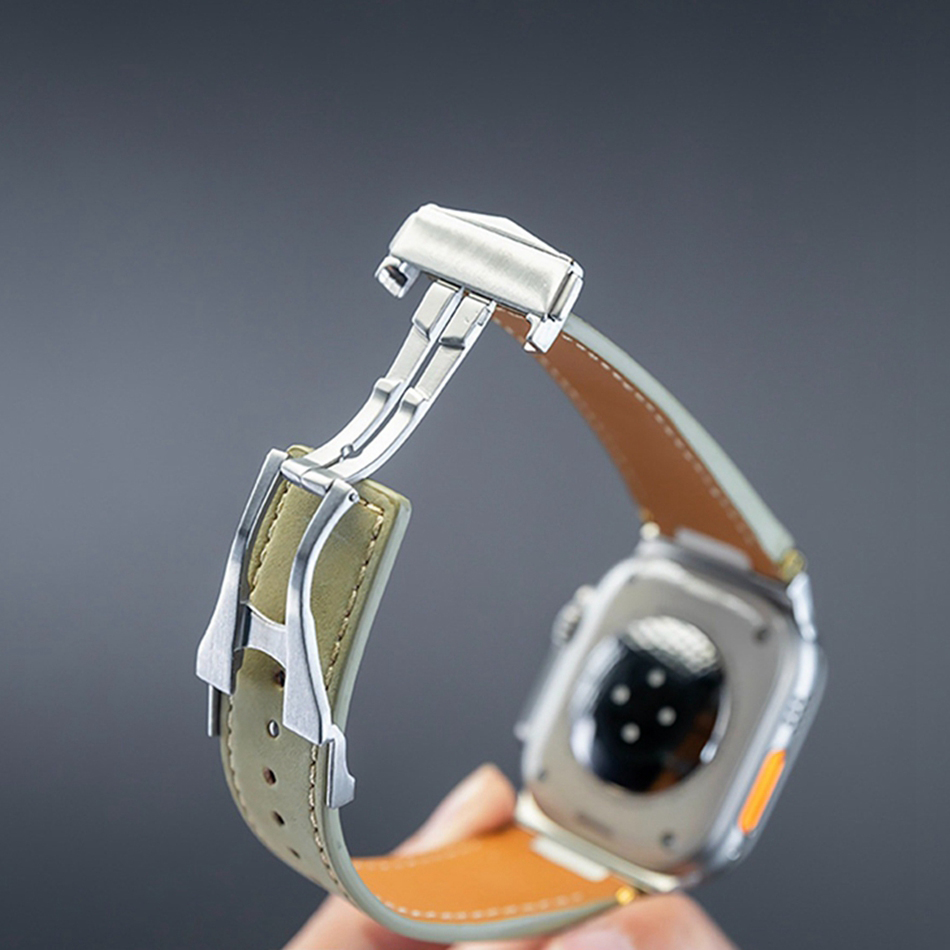 Man Leather Band for Apple Wat - Luxury Watch German 리뷰 및 가격