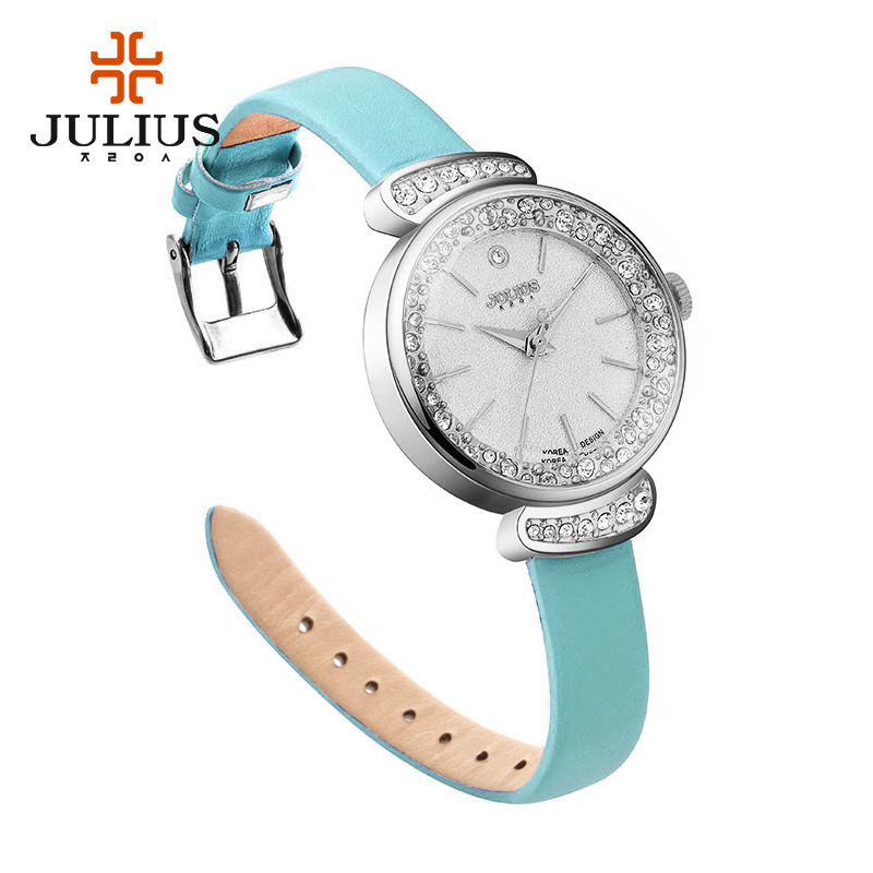 Rhinestones Women's Watch Japa - Luxury Watch With Leather Strap 리뷰 및 가격