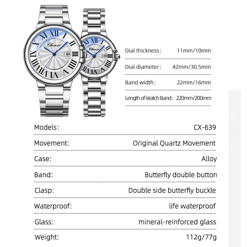 CHENXI Couple Luxury Quartz Wr - Best Luxury Quartz Watch 리뷰 및 가격