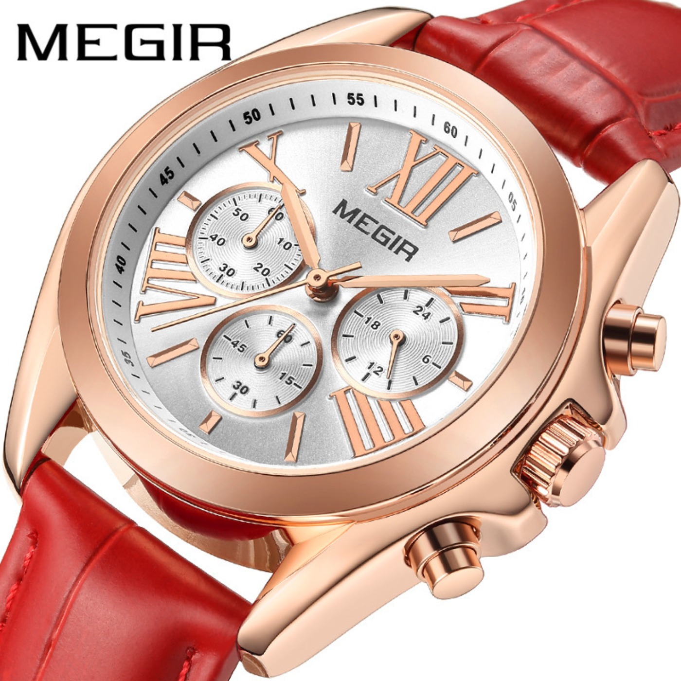 MEGIR New Luxury Leather Watch - Luxury Watch & Jewellery 리뷰 및 가격