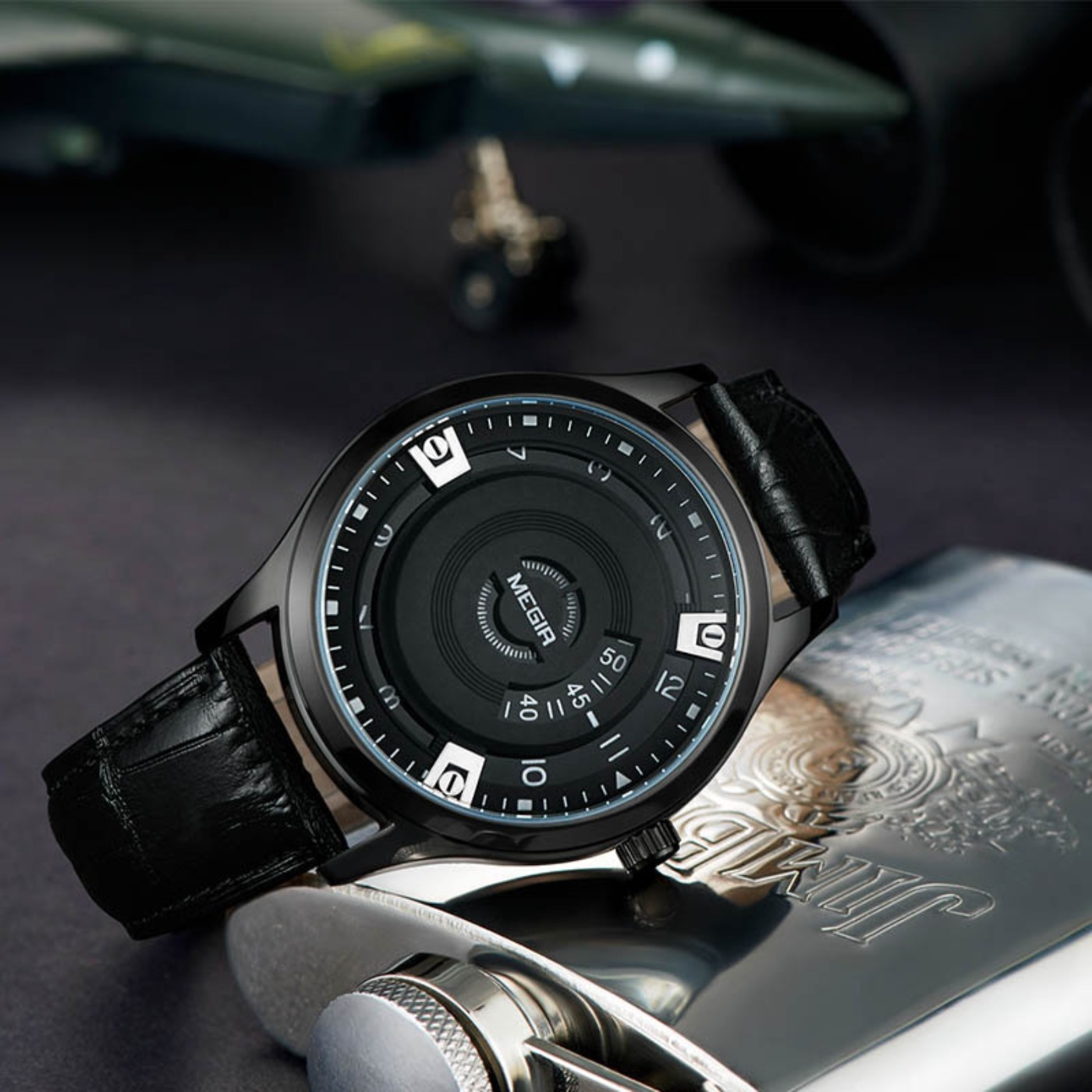 MEGIR Men Watches Luxury Leath - Luxury Watch With Leather Strap 리뷰 및 가격