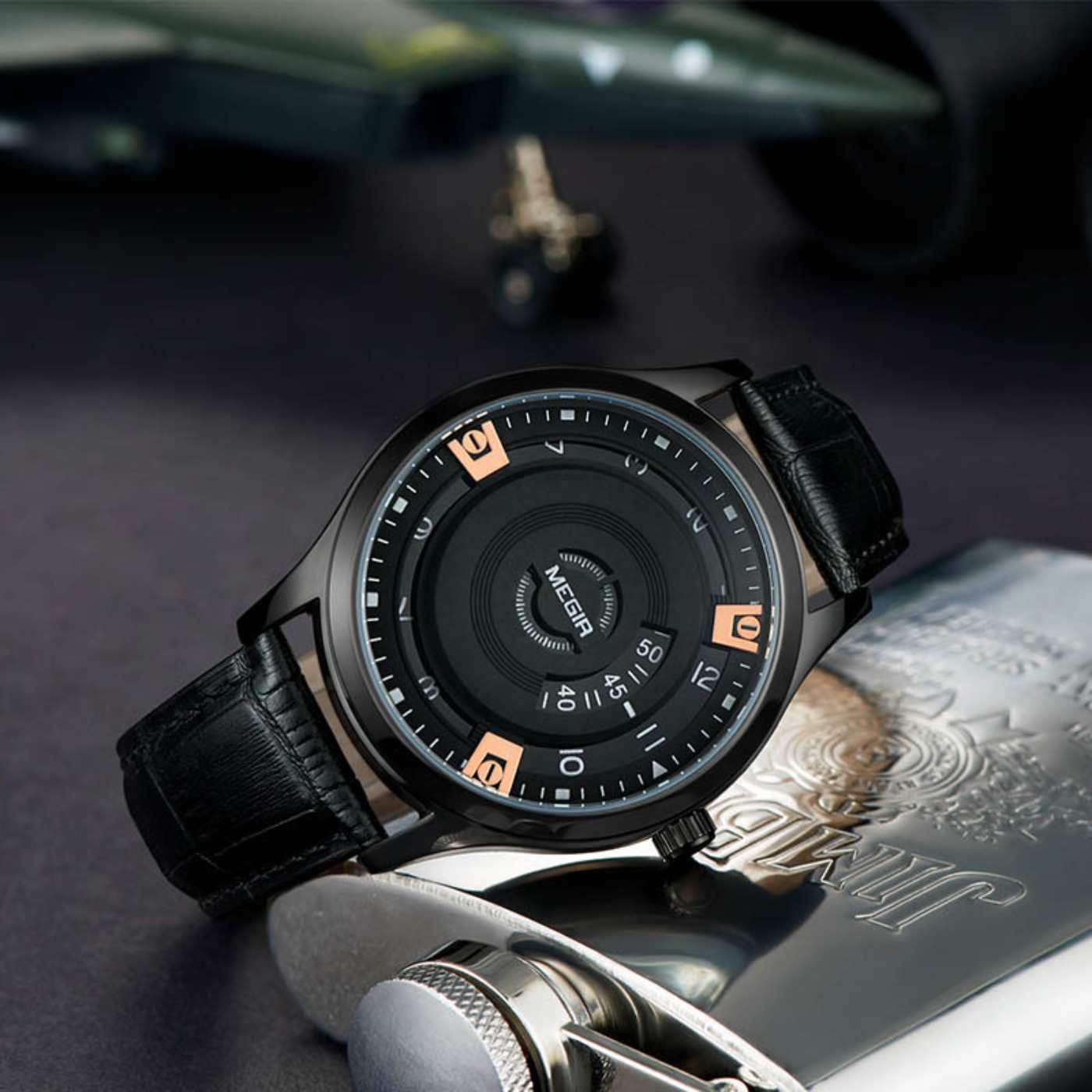 MEGIR Men Watches Luxury Leath - Luxury Watch With Leather Strap 리뷰 및 가격