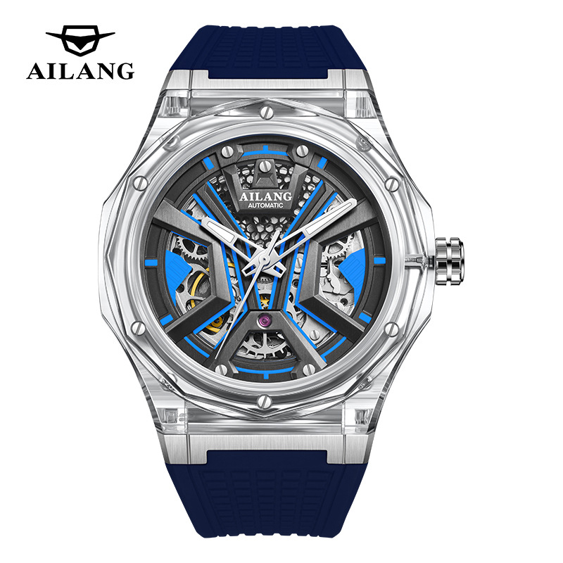 AILANG Brand Sports Men Mechan - Luxury Watch With Rubber Strap 리뷰 및 가격