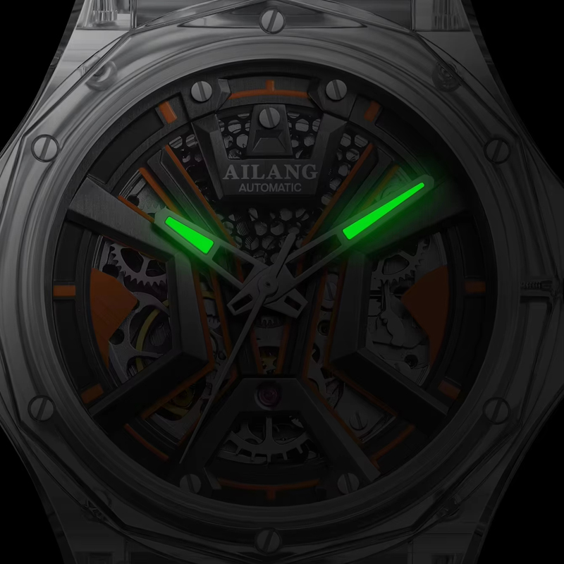 AILANG Brand Sports Men Mechan - Luxury Watch With Rubber Strap 리뷰 및 가격
