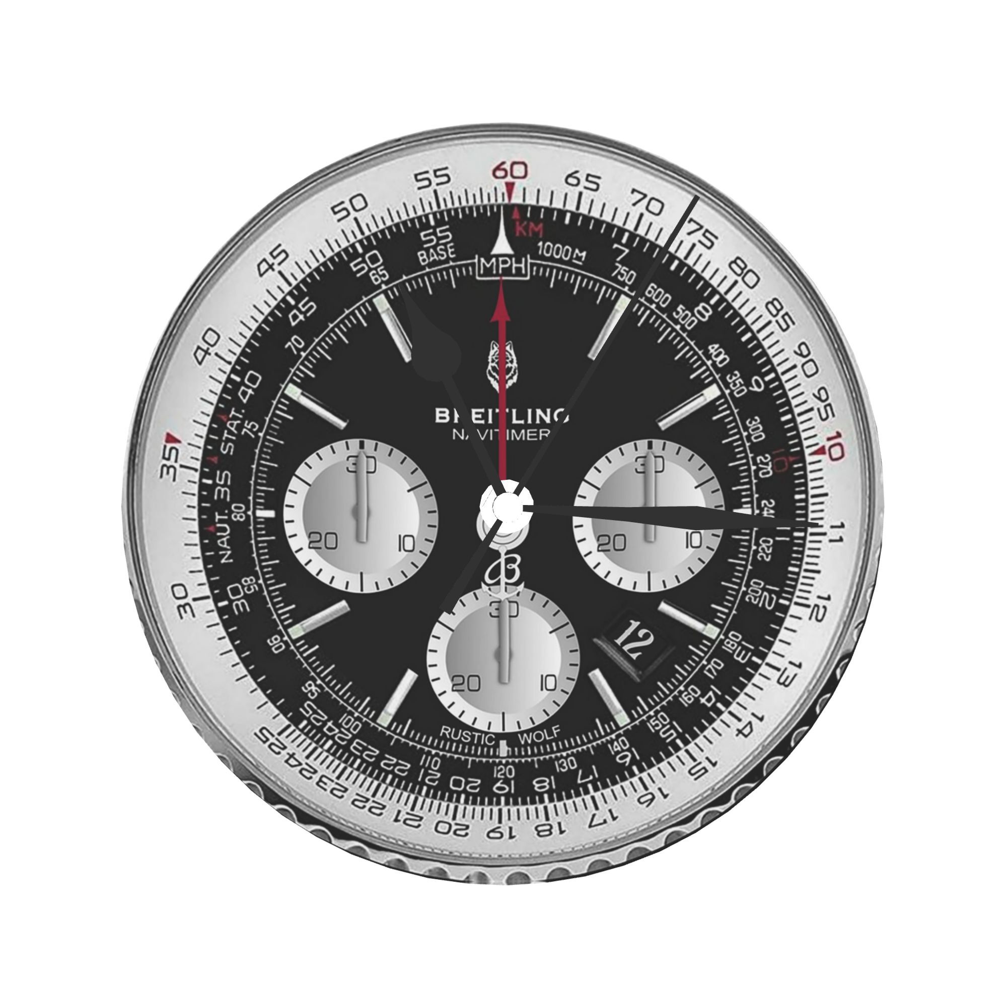 Black Luxury Watch Face Wall C - Luxury Watch Wall Clock 리뷰 및 가격