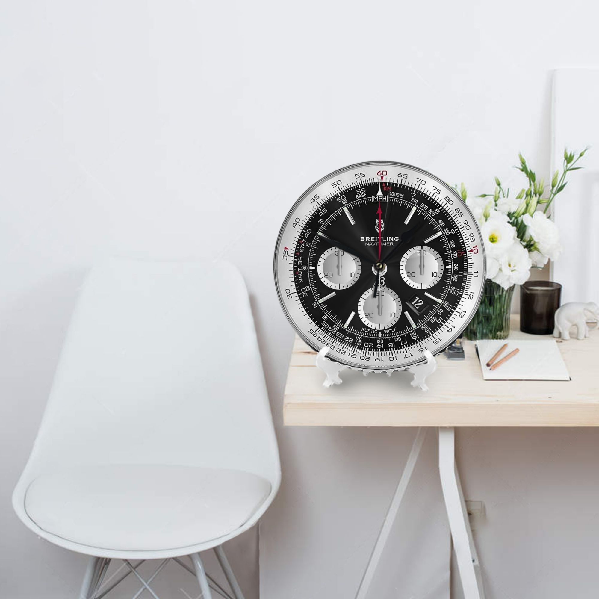Black Luxury Watch Face Wall C - Luxury Watch Wall Clock 리뷰 및 가격
