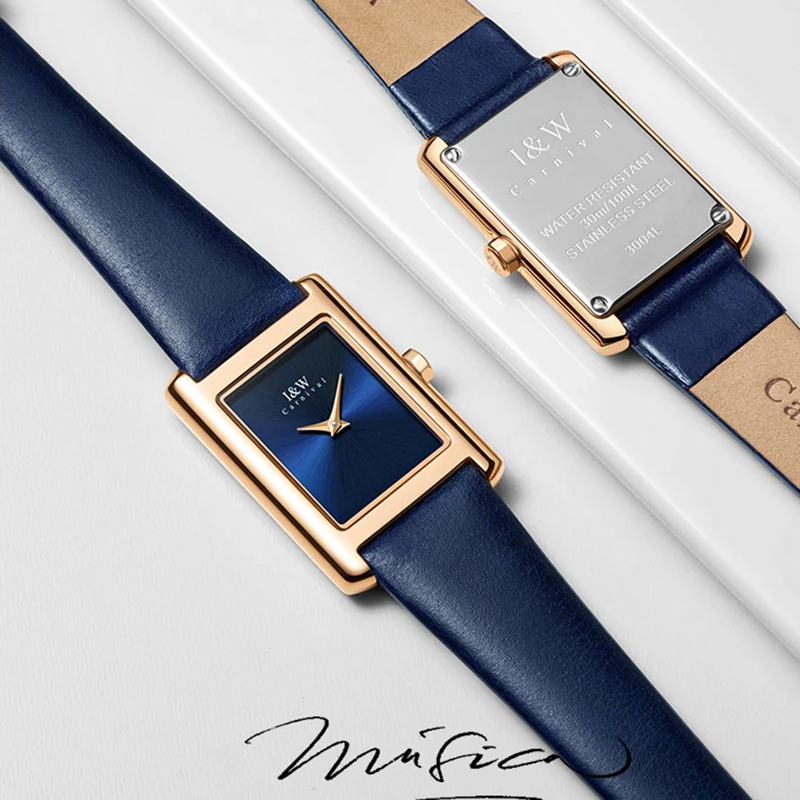 I&W Carnival Ultra thin Quartz - Luxury Watch With Leather Strap 리뷰 및 가격