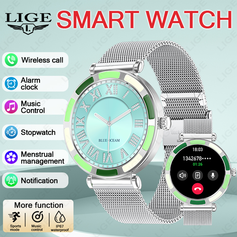 LIGE Luxury Women Smart Watche - Luxury Watch Hd 리뷰 및 가격