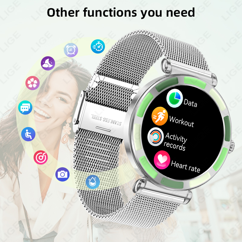 LIGE Luxury Women Smart Watche - Luxury Watch Hd 리뷰 및 가격