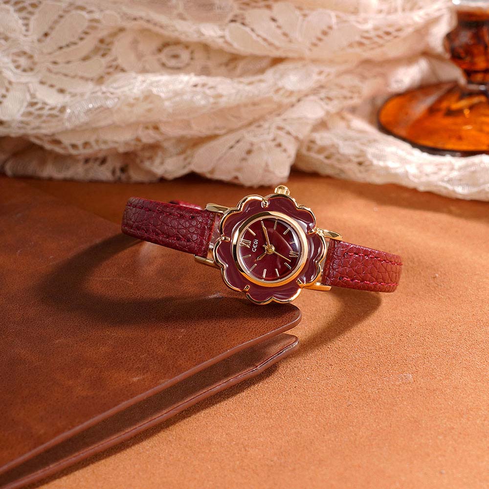 GEDI High-End Retro Floral  Wa - Luxury Watch With Leather Strap 리뷰 및 가격
