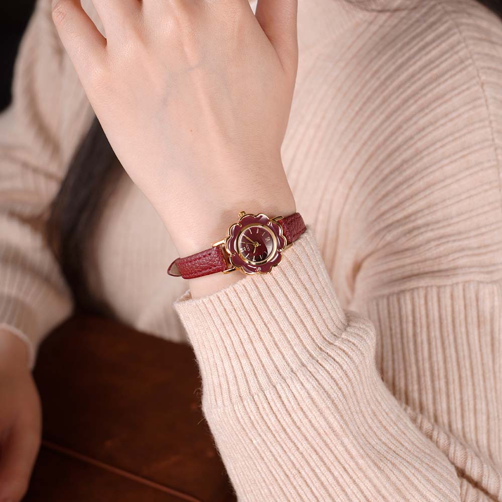 GEDI High-End Retro Floral  Wa - Luxury Watch With Leather Strap 리뷰 및 가격