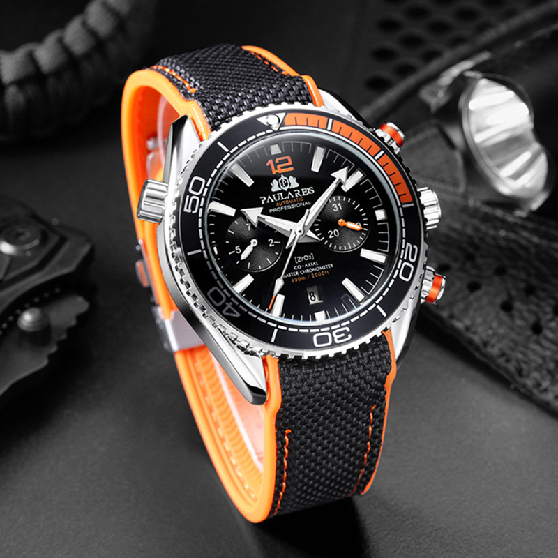 PAULAREIS P Luxury Men Automat - Luxury Watch With Rubber Strap 리뷰 및 가격