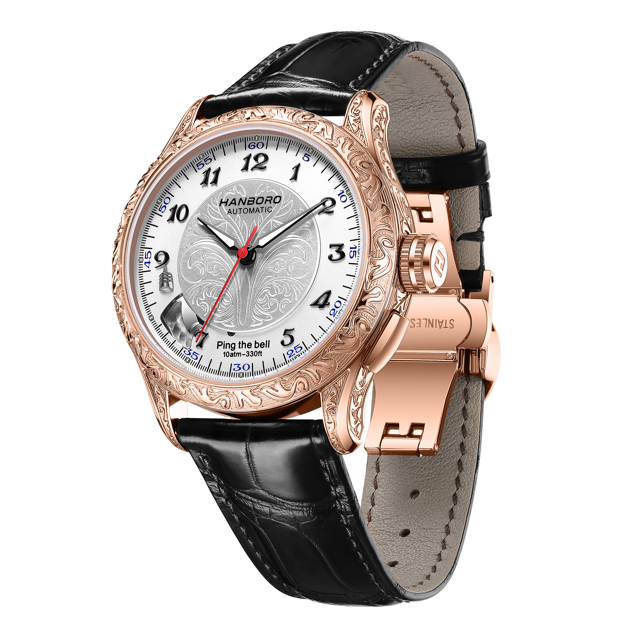 HANBORO Men Automatic Watch Lu - Luxury Watch Engraving 리뷰 및 가격