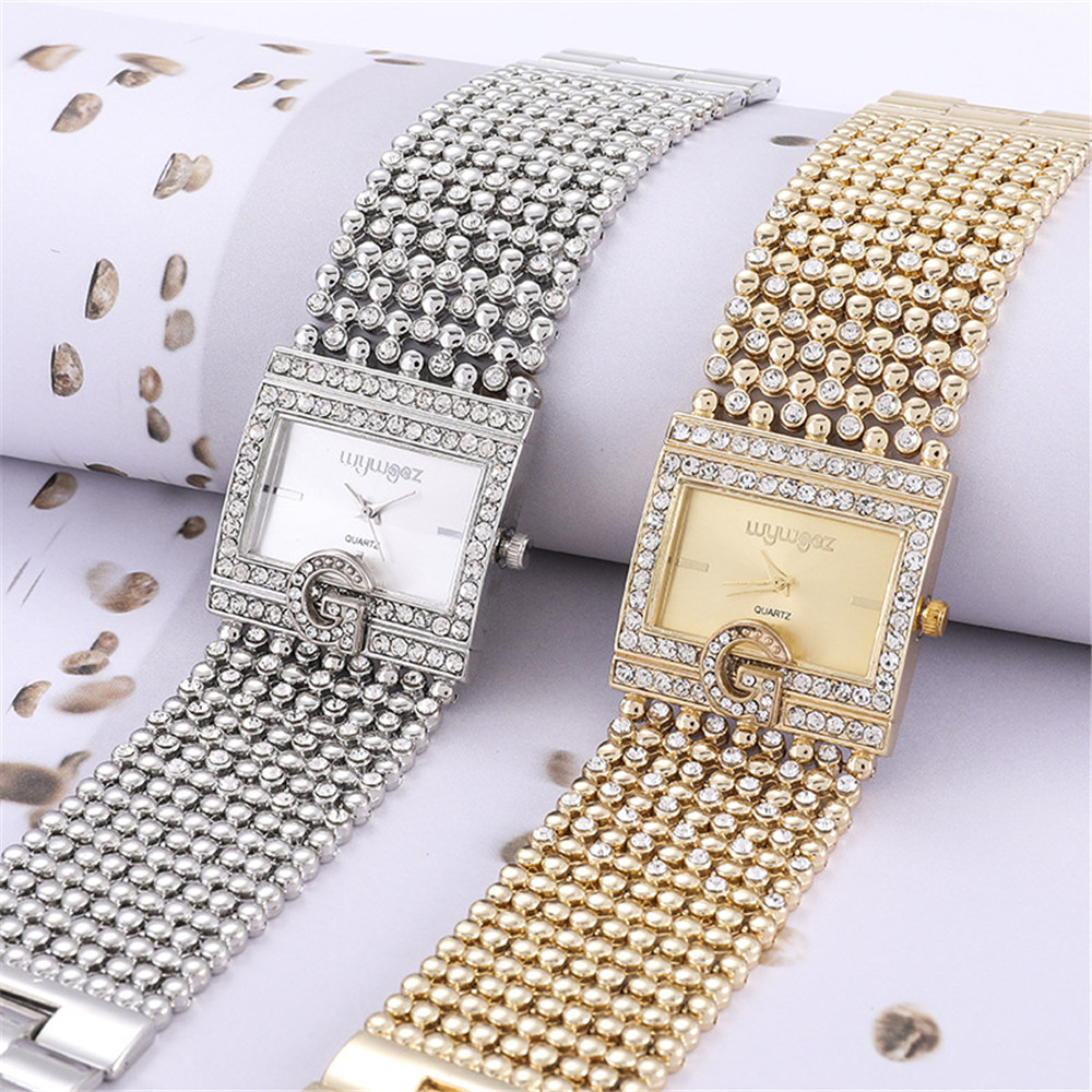 Simple Square Gold Watches Wom - Luxury Watch Engraving 리뷰 및 가격