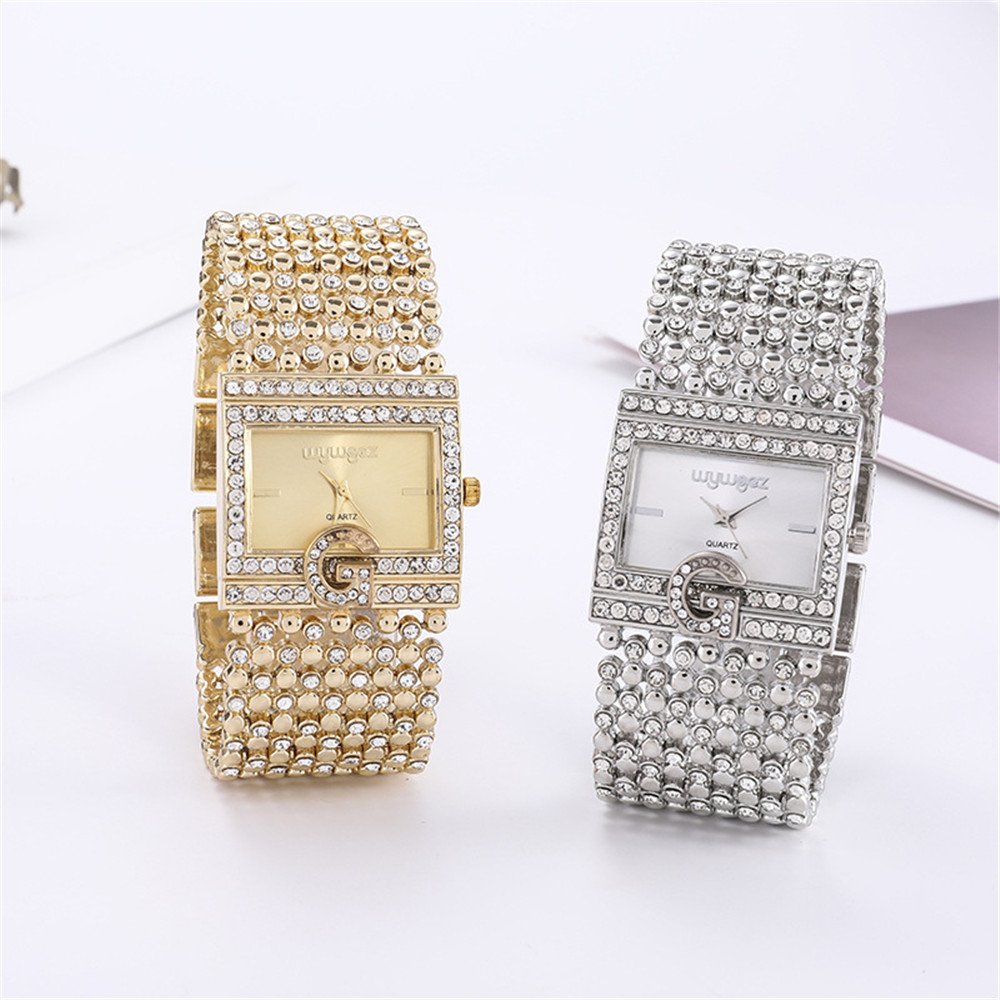 Simple Square Gold Watches Wom - Luxury Watch Engraving 리뷰 및 가격
