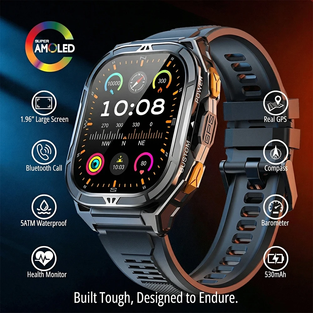 Luxury AMOLED Smartwatch Real  - Luxury Watch German 리뷰 및 가격