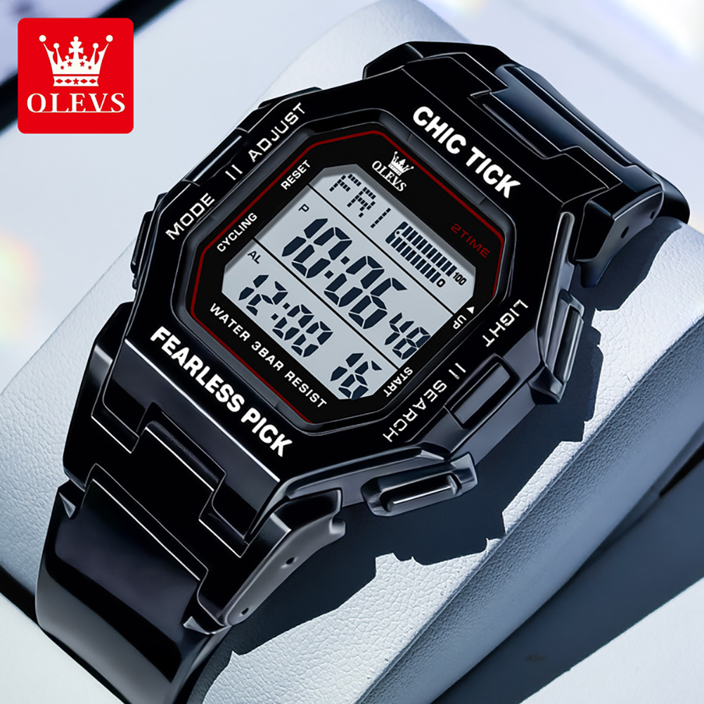 OLEVS 1119 Watches Man Electro - Luxury Watch With Rubber Strap 리뷰 및 가격