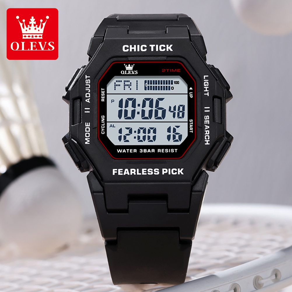 OLEVS 1119 Watches Man Electro - Luxury Watch With Rubber Strap 리뷰 및 가격
