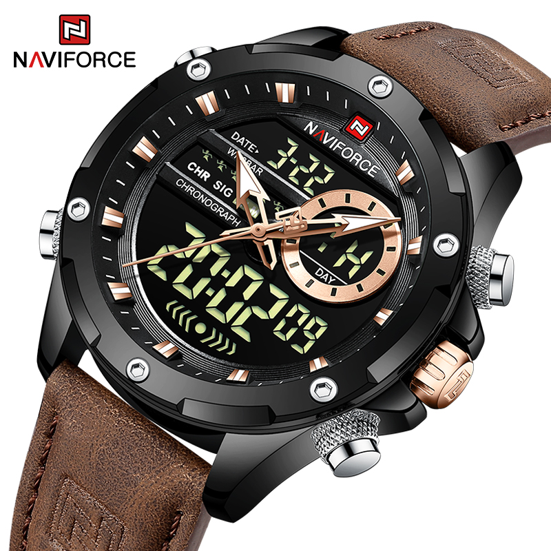New NAVIFORCE Men Watches Quar - Luxury Watch Low Price 리뷰 및 가격