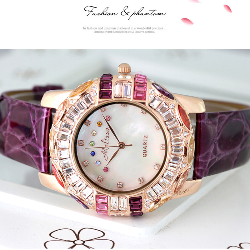 MELISSA Sapphire Women's Watch - Luxury Watch With Leather Strap 리뷰 및 가격