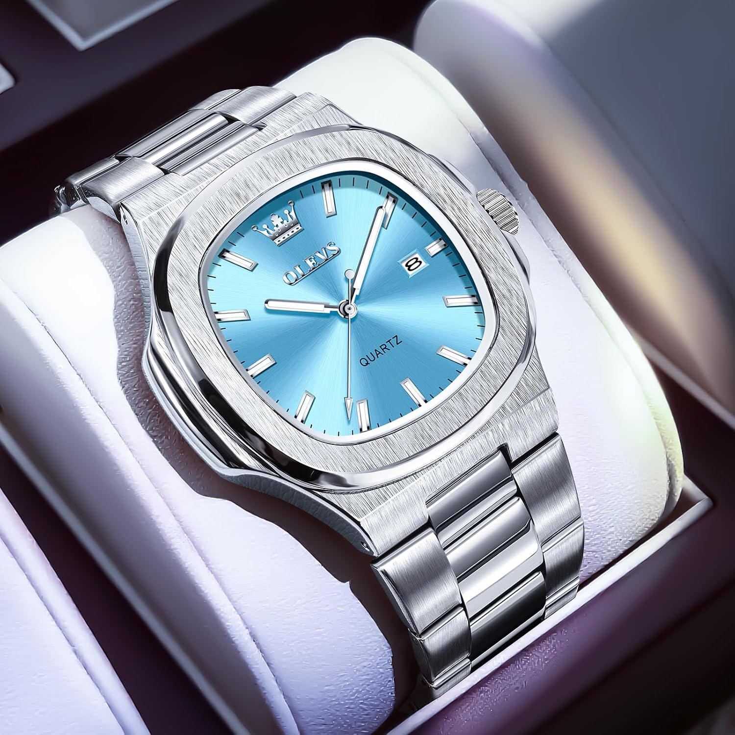 Lunervia Store OLEVS Men's Lar - Luxury Watch Store 리뷰 및 가격