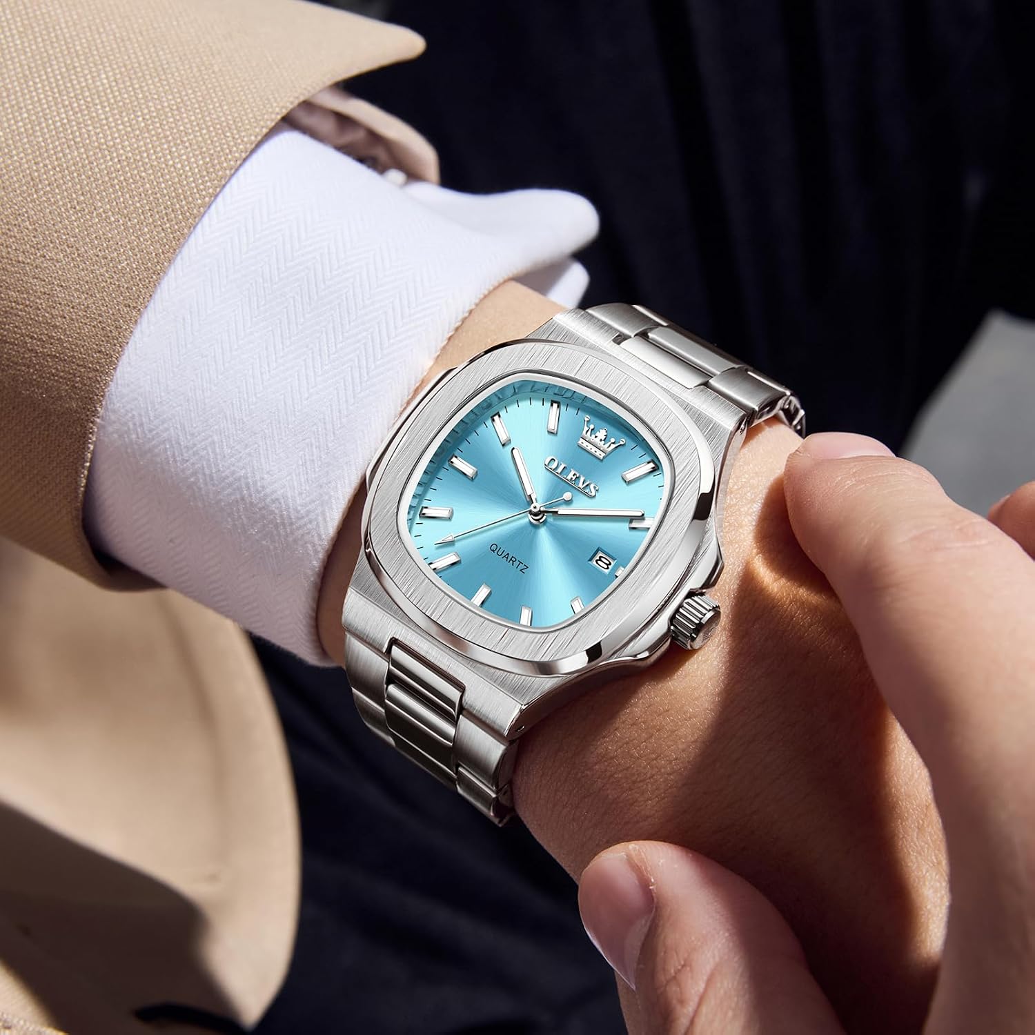 Lunervia Store OLEVS Men's Lar - Luxury Watch Store 리뷰 및 가격