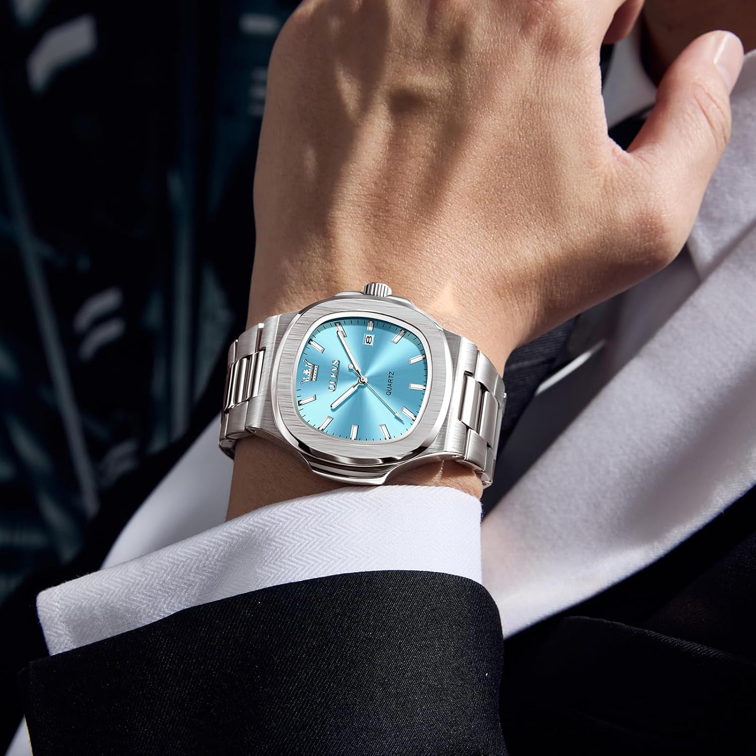 Lunervia Store OLEVS Men's Lar - Luxury Watch Store 리뷰 및 가격