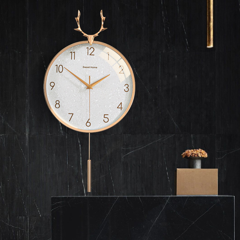 Nordic clock light luxury wall - Luxury Watch Wall Clock 리뷰 및 가격