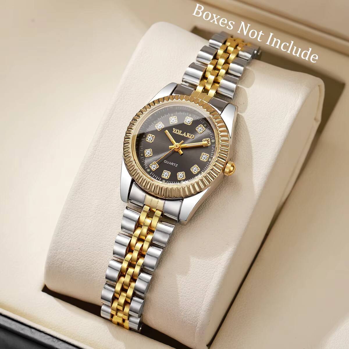 Fashion Rhinestone Women Quart - Luxury Watch Safe 리뷰 및 가격