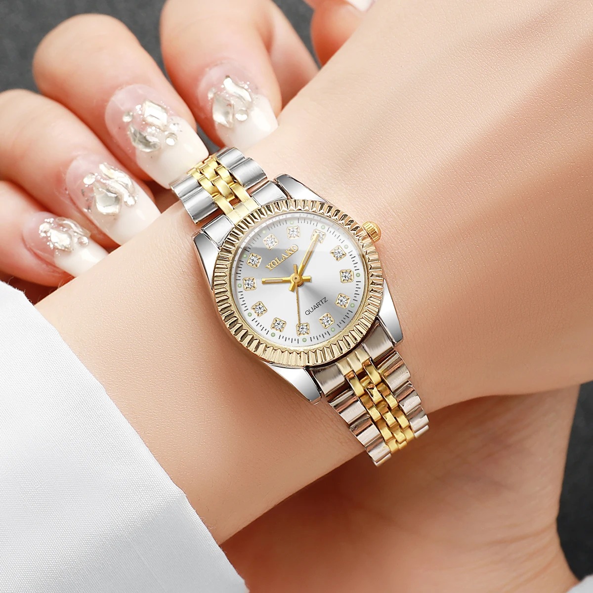 Fashion Rhinestone Women Quart - Luxury Watch Safe 리뷰 및 가격